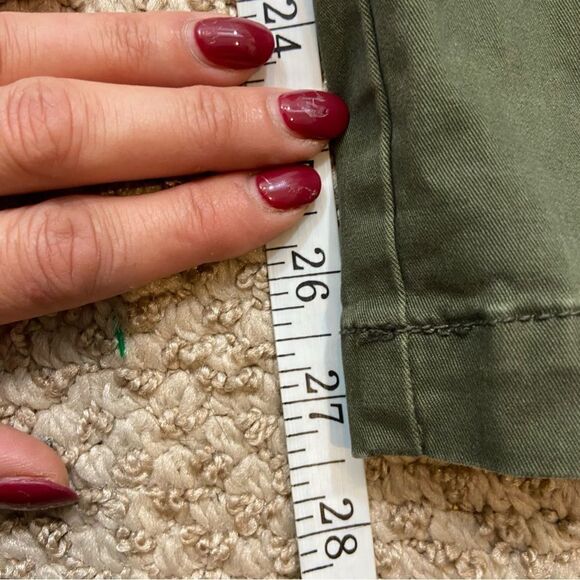 Amazon Essentials Brand Dark Green Chino Trouser Pants Size 28 - Picture 5 of 8